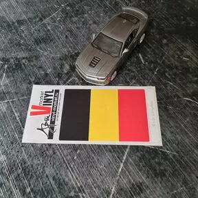 наклейка флаг Бельгии