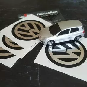 Виниловые наклейки на диски Volkswagen
