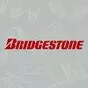 красная виниловая наклейка Bridgestone