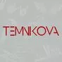 красная виниловая наклейка Temnikova
