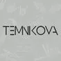 черная виниловая наклейка Temnikova