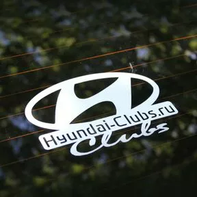 наклейка Hyundai Club (Хендай Клуб)