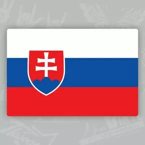 флаг наклейка Словакия