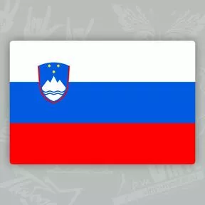 флаг наклейка Словения