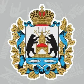 наклейка с гербом Новгородской области