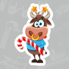 Виниловые Новогодние Наклейки Виниловые Новогодние Наклейки