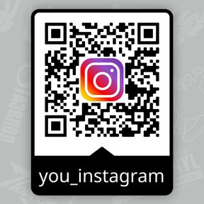 qr код инстаграм наклейка на авто. . qr код инстаграм наклейка на авто фото. qr код инстаграм наклейка на авто-. картинка qr код инстаграм наклейка на авто. картинка . Акриловая табличка с QR-кодом