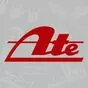 красная наклейка с логотипом Ate