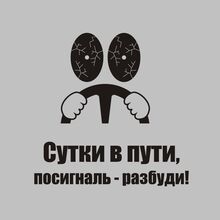 Модные наклейки на лобовое стекло