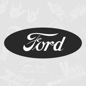 виниловая наклейка на значок Форда
